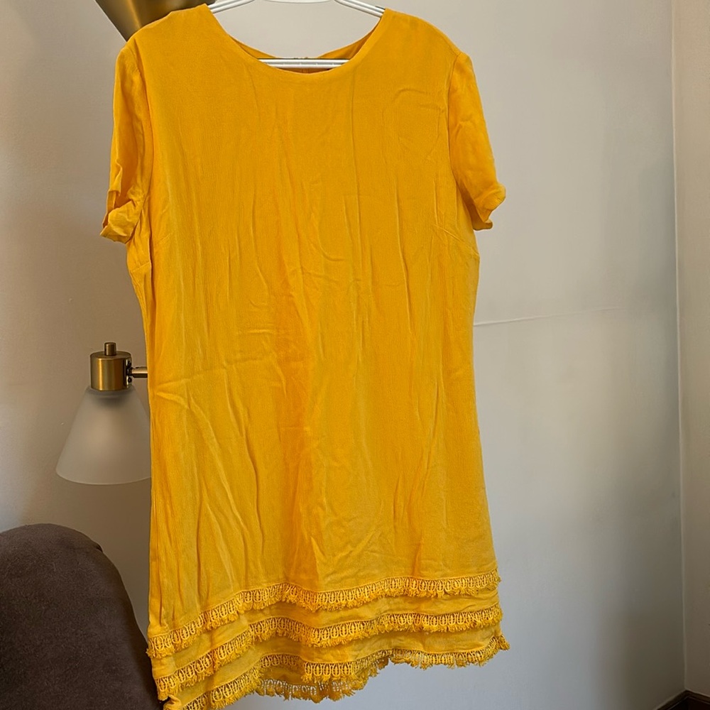 Yellow Gold Lulus Dress - Size XL 💛